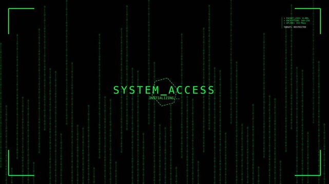 System access initializing with binary code and data