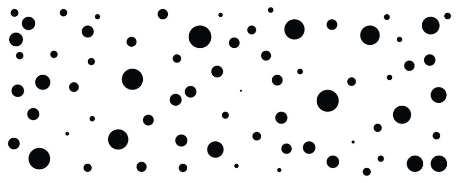 Simple black white point background with small polka dots. Abstract futuristic dotted mesh. Repeat noise tiny polka. Geometric minimal digital design. Vector eps10. 