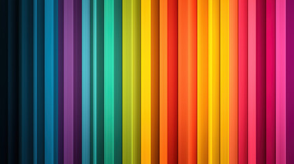 Obraz premium Rainbow stripes background with vibrant colors
