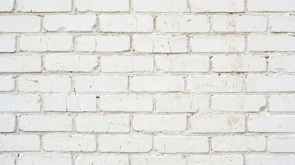 Obraz premium A close-up view of a white brick wall with a rough texture