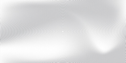 Fototapeta premium Abstract Scientific Visualization of Microscopic Structure or Tree Ring Growth
