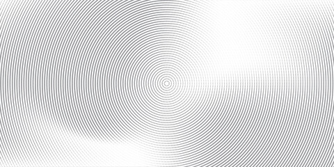 Fototapeta premium Calm Abstract Water Ripple Effect with Concentric Circular Lines Gray Background