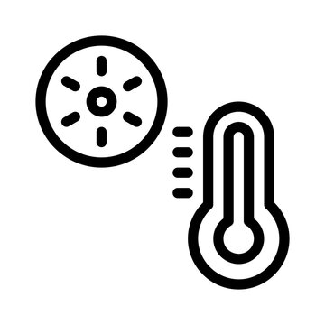 temperature line icon