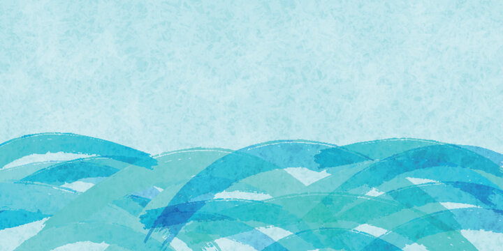 Abstract light blue wave pattern background design