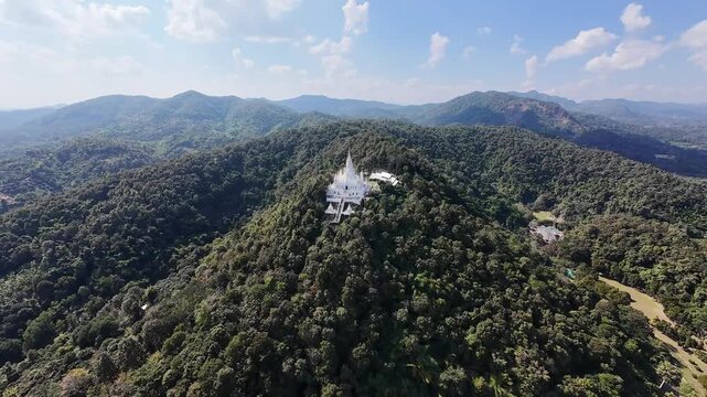 Loha Prasat Sri Mueang Pong, White Castle, Chiang Mai, Thailand