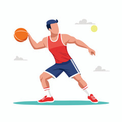 Basketball Player Throwing Ball © Brigitta
