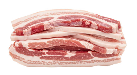 Obraz premium Raw beef ribs on a wooden cutting board