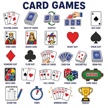 Playing Card Games with Deck of Cards &ndash; Fun Social Entertainment and Strategy Activity