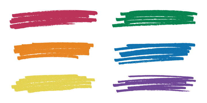 Set of brush paint stroke texture swatch Hand painted background Ink scribble dab clipart Paint smudge for tags and stamps design, beauty fashion poster