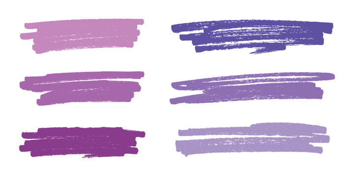 Set of brush paint stroke texture swatch Hand painted background Ink scribble dab clipart Paint smudge for tags and stamps design, beauty fashion poster