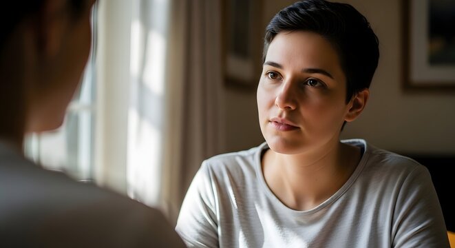 Person Listening But Not Responding in Conversation