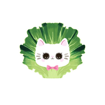 salada cat hand drawing