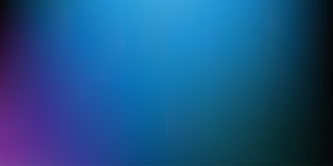 Obraz premium Gradient background deep blue to purple with black edges