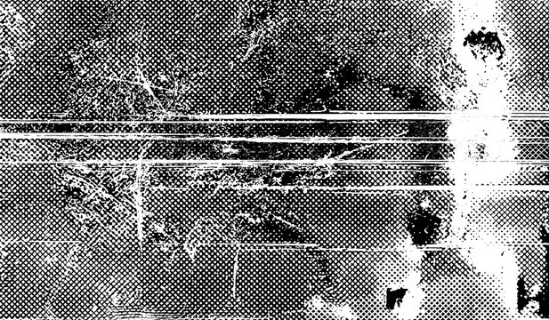 Old Film Texture with Scratches, Dust Noise and Vintage Glitch Lines. Realistic Black and White Overlay Grain Effect. PNG image 
