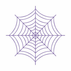 Fototapeta premium Purple Spider Web Graphic