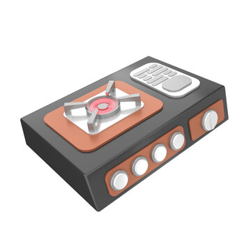 Stove 3D Icon
