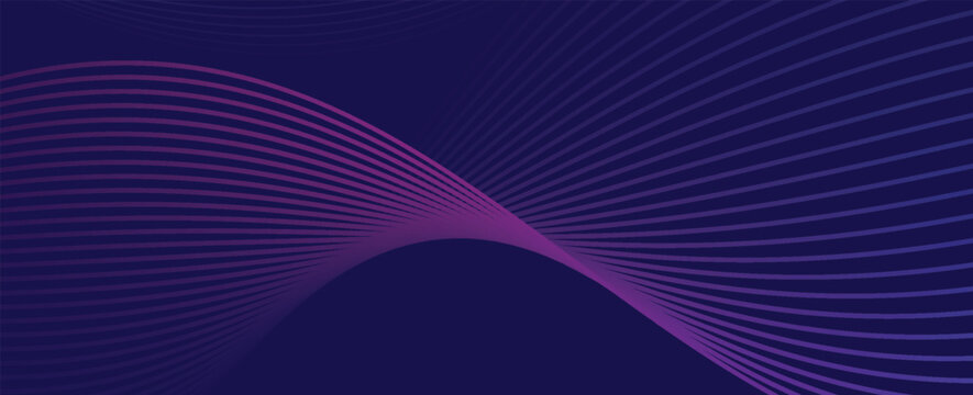 Abstract blue background with flowing lines for futuristic concept. Dynamic waves. vector illustration.