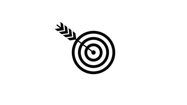 target with arrows, Business Goal and Target concept, Target and arrow Business Achievement objective target concept,