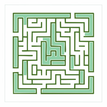 Green Maze Puzzle