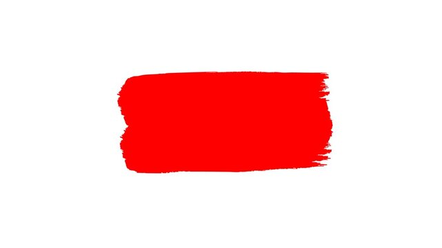 Painting white Brush Grunge background Paint brush strokes animation Paint Brush Texture Reveal with Alpha Channel