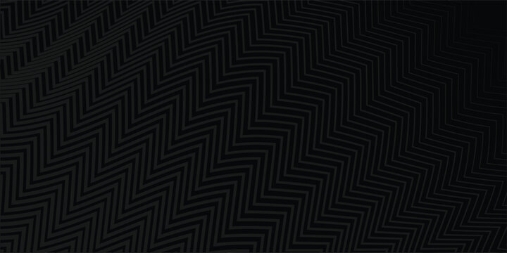 Black oblique straight line background. Masculine dark linear abstract wallpaper. Elegant line ziz zag gradient texture.