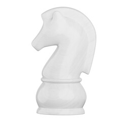 White Chess Knight Piece © uigodesign