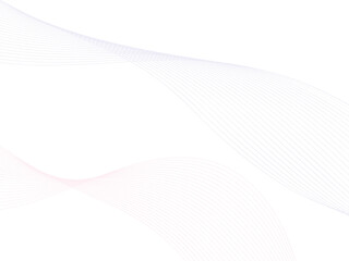 Fototapeta premium Abstract flowing wave lines, modern digital art background, subtle gradient curves, elegant minimalist design element, clean vector illustration for technology and business.
