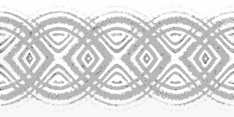 Obraz premium abstract geometric pattern with repeating curved shapes in monochrome gray high quality professional detailed modern