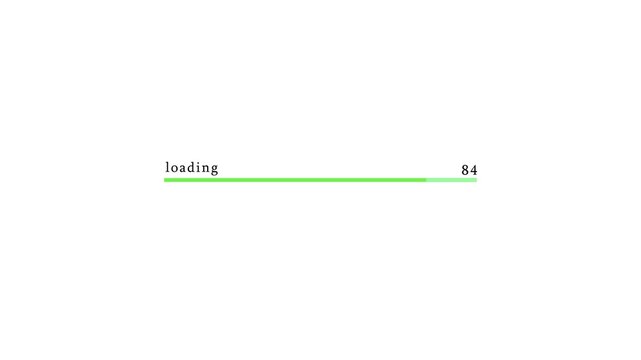 loading bar progress animation on white background, 0 to 100% success loading bar.