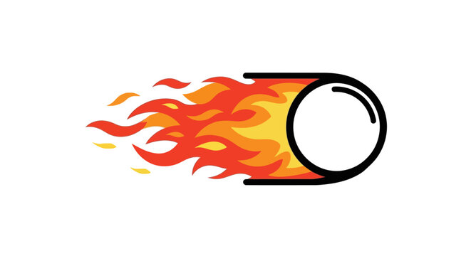 Flaming Magnet Attracting Metal Objects.