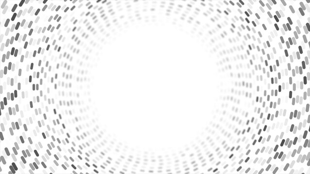 Grey circular dotted lines abstract tech geometric background