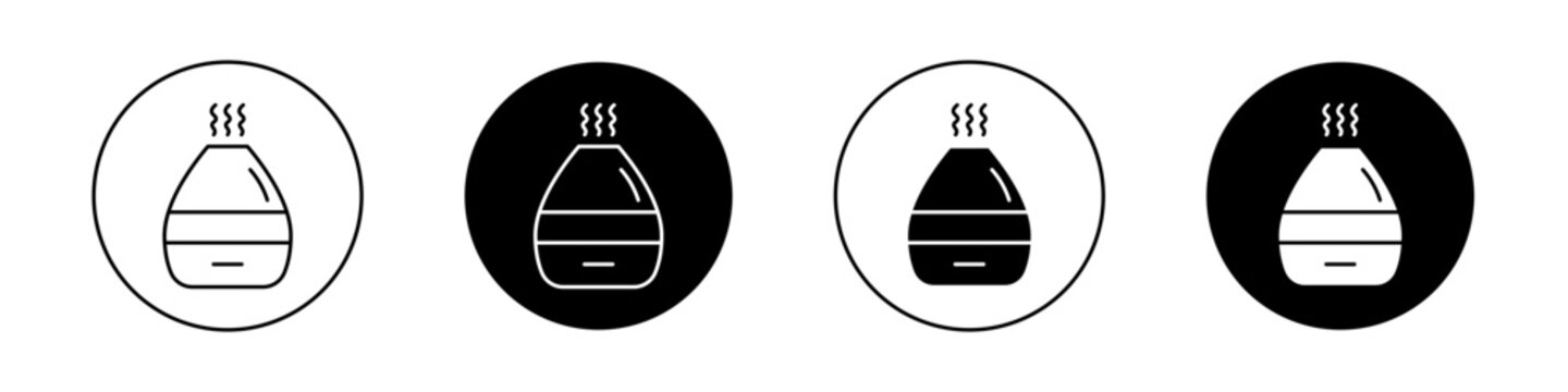 Diffuser icons vector graphics collection on white background