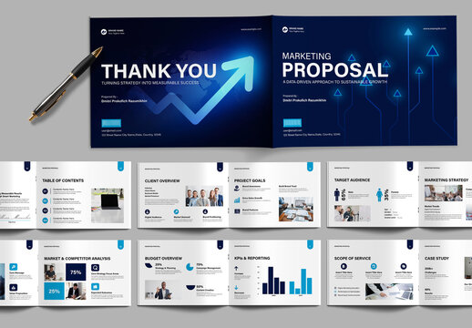 Marketing Proposal Template Layout