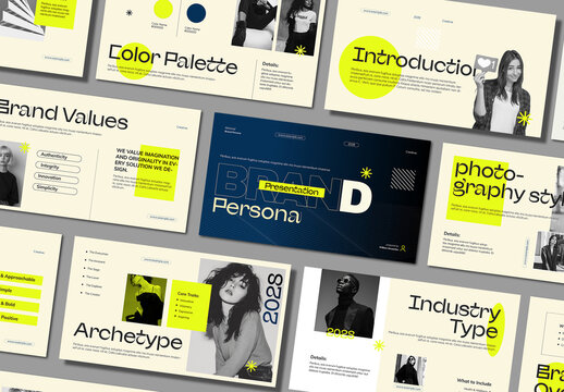 Minimalist Brand Persona Presentation