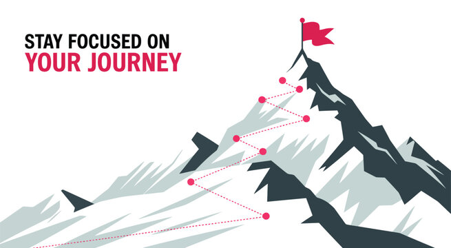 Mountain infographic step success, business challenges illustrated as ascending peaks, conquering obstacles through strategic growth stages, reaching the summit symbolizing achievement leadership and 