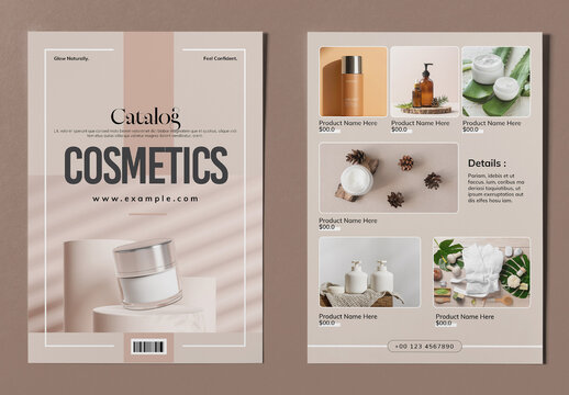 Minimalist Product Catalog for Beauty