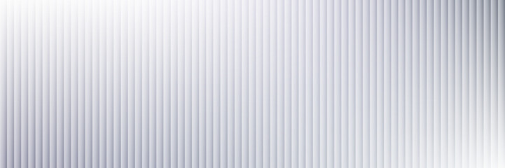 Glass background with silver ribbed effect and abstract 3D line pattern. Modern gray panel design for wall or window, adding light reflection and stylish texture to architecture. © ilham