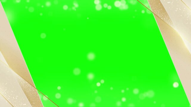 bright green screen chroma key backdrop with seamless lighting for video production