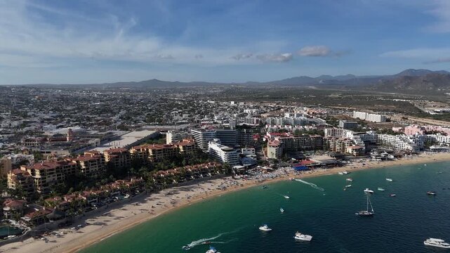 Cabo San Lucas Baja California Mexico Aerial Drone