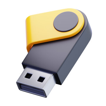 flashdisk 3d icon illustration