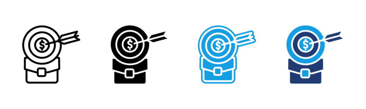 Mission icon multiple style collection