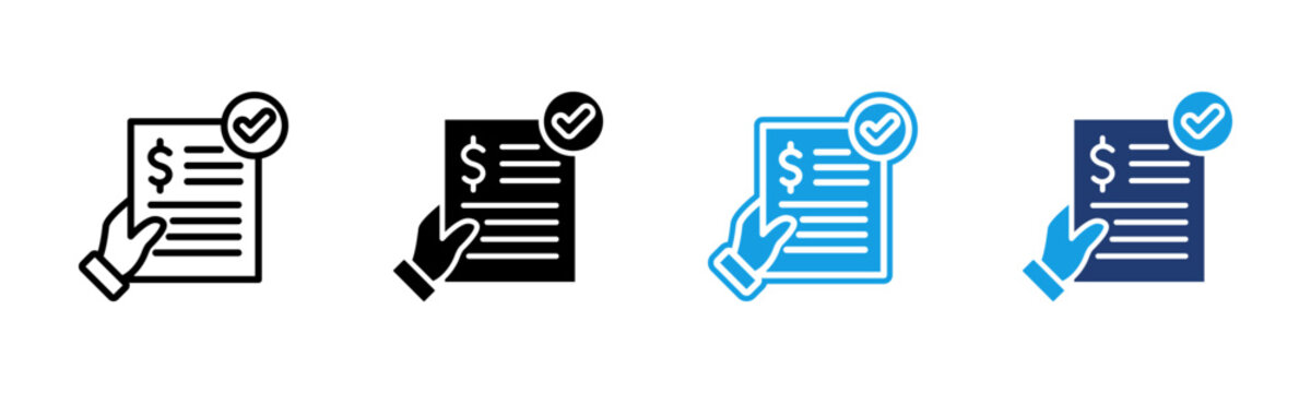 Business Proposal icon multiple style collection