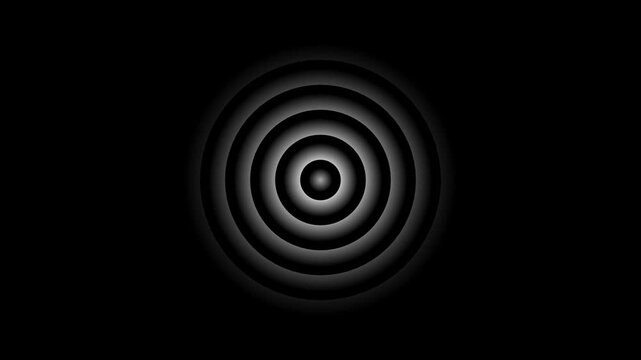 Radio waves waves background. network tower produced radio wave concept. Radio Waves in Circle Form, Radio wave signal animated background. Technology radio waves signal icon animation.