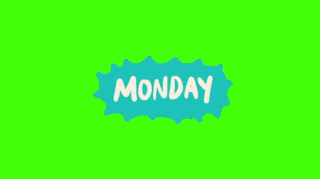 vector illustration of an monday
