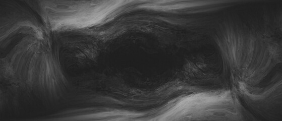 Fototapeta premium Dark swirling waves forming a smoky abstract flowing texture background