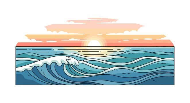 Waves Ocean Water Sea Surf.