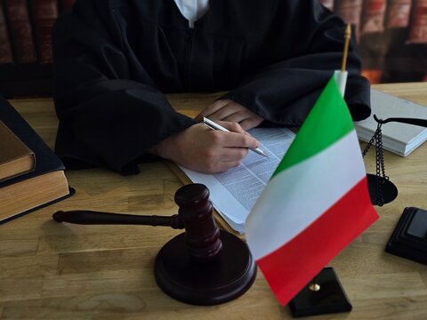Court session takes place as legal proceedings continue in Italy with a judge
