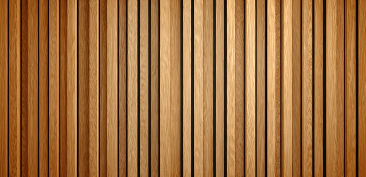 Abstract background of parallel wooden slats with subtle variations in tone