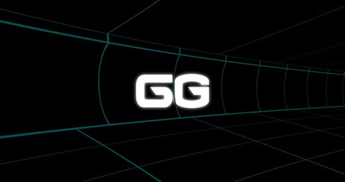 Frame showing partial GG near tunnel, mark rising scaling, glowing, holding, exiting, branding