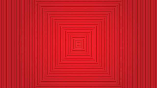 Seamless Red Geometric Concentric Square Pattern Background